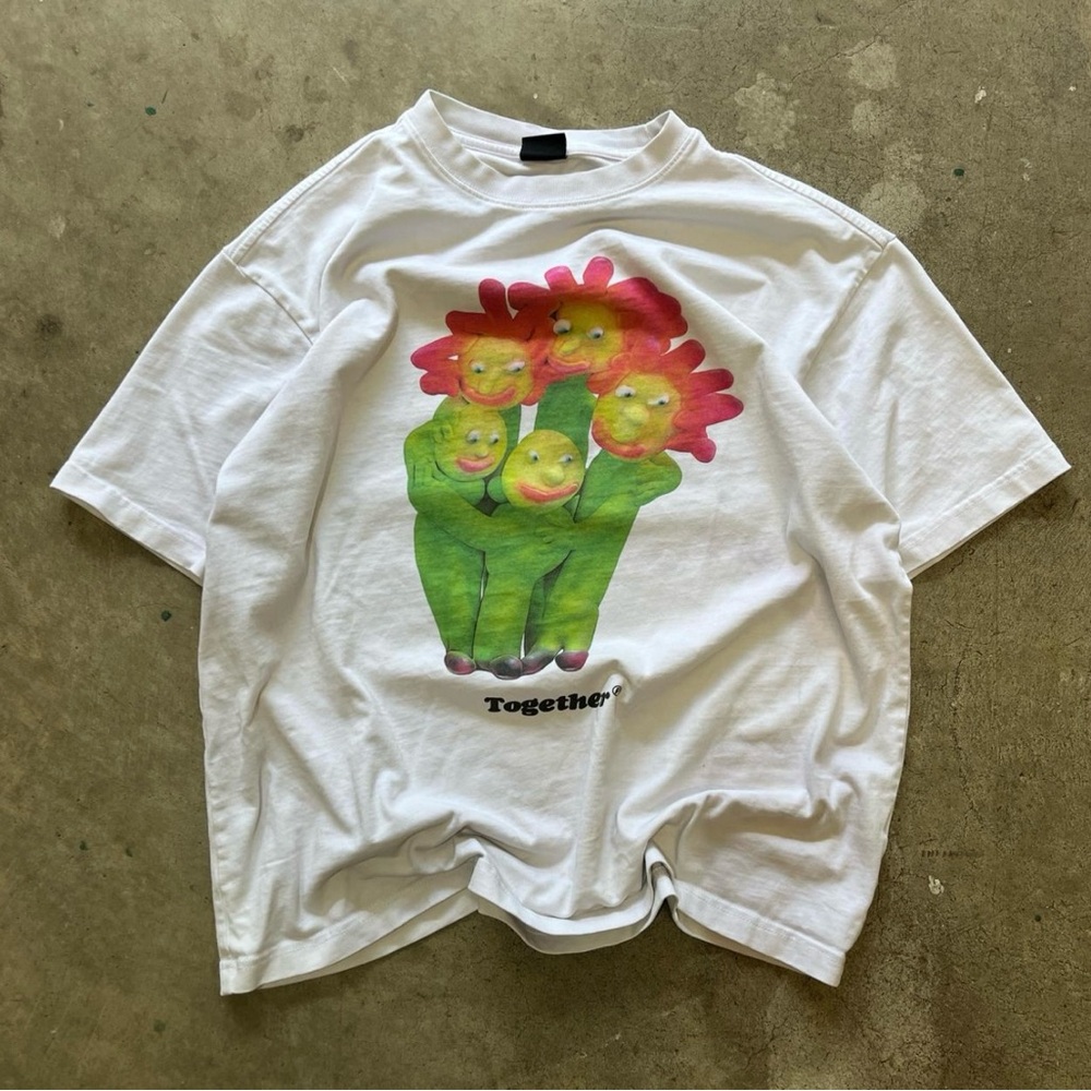 Men’s Rare Together White & Pink T Shirt XL. Like new.